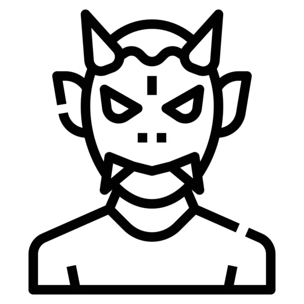 Персонаж Демон — стоковый вектор