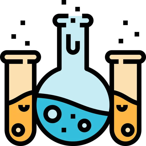 Икона Химического Образования Стиле Заполненный Контур — стоковый вектор