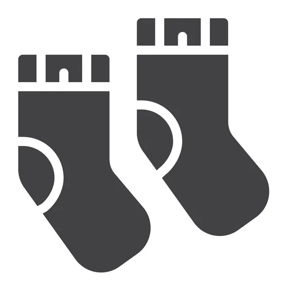 Baby Children Socks Icon — Image vectorielle