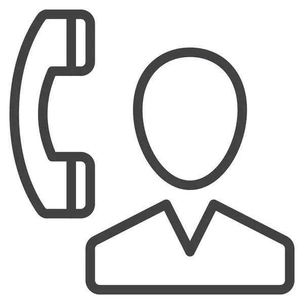 Значок Контактного Телефону — стоковий вектор