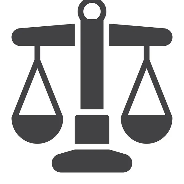 Balance Justice Libra Icon — Stockový vektor