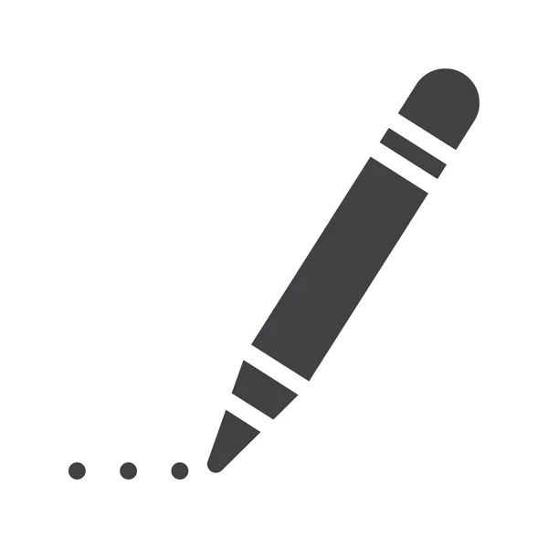 Office Paper Pen Icon — Wektor stockowy