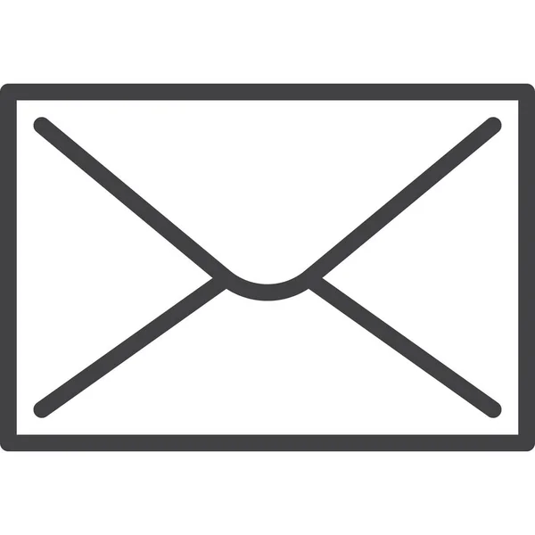 Ícone Email Envelope Correio — Vetor de Stock