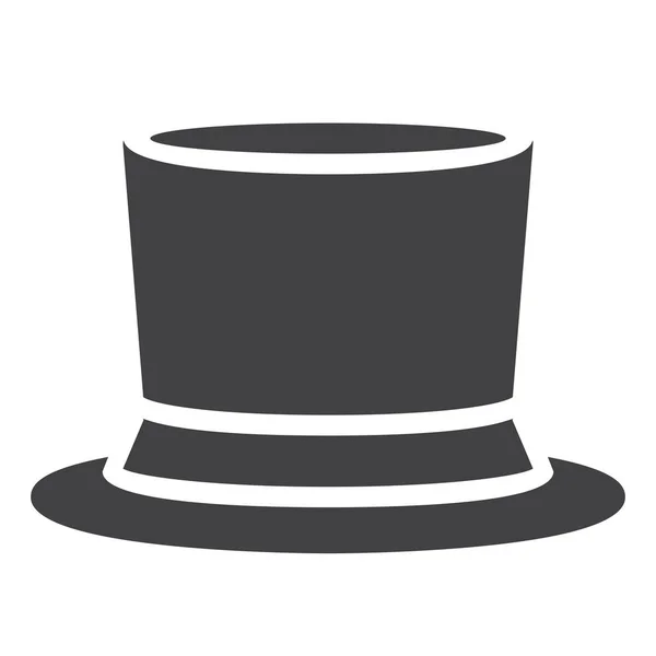 Gentleman Hat Top Icon — Stock Vector