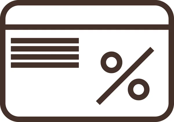 Federale Cento Icona Stato Stile Outline — Vettoriale Stock