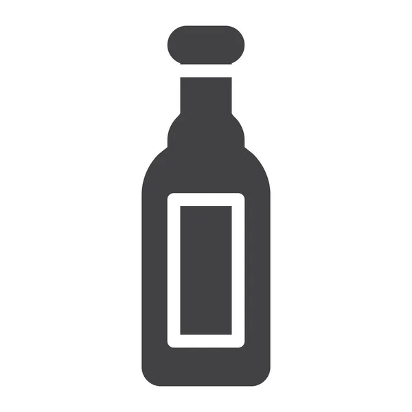 Bottle Beer Pub Icon — Vector de stock