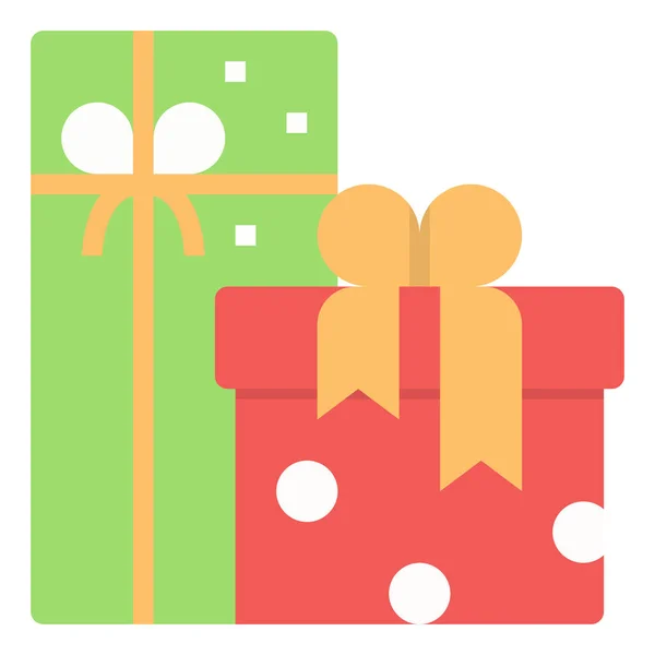 Weihnachtsgeschenk Paket Symbol — Stockvektor