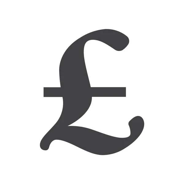 Britain Currency Money Icon — Vector de stock