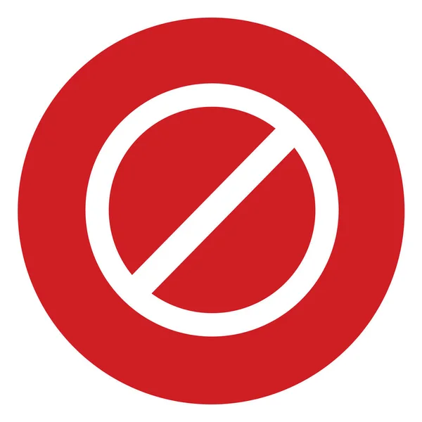 Stop Unavailable Badge Icon Badge Style — 스톡 벡터