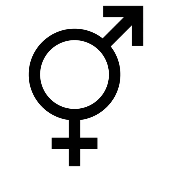 Igualdade Igual Ícone Feminino — Vetor de Stock