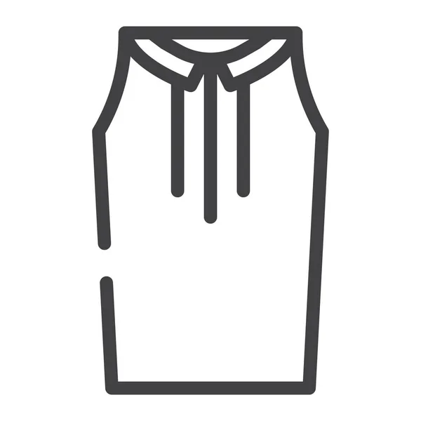 Blouse Catwalk Clothing Icon — Stok Vektör
