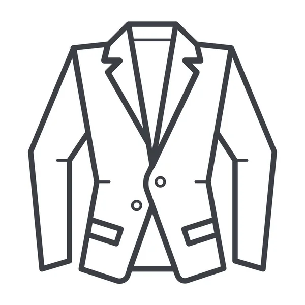 Business Clothing Icon Στυλ Περίγραμμα — Διανυσματικό Αρχείο