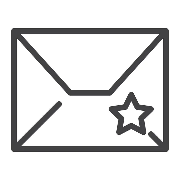 Mail Enveloppe Lettre Icône Dans Catégorie Infrastructure Informatique — Image vectorielle