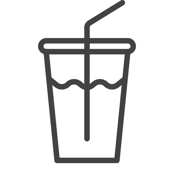 Cocktailgetränk Glas Symbol — Stockvektor