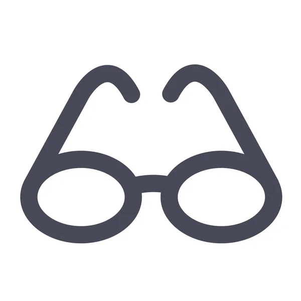 Gafas Googleglass Leer Icono Estilo Sólido — Archivo Imágenes Vectoriales