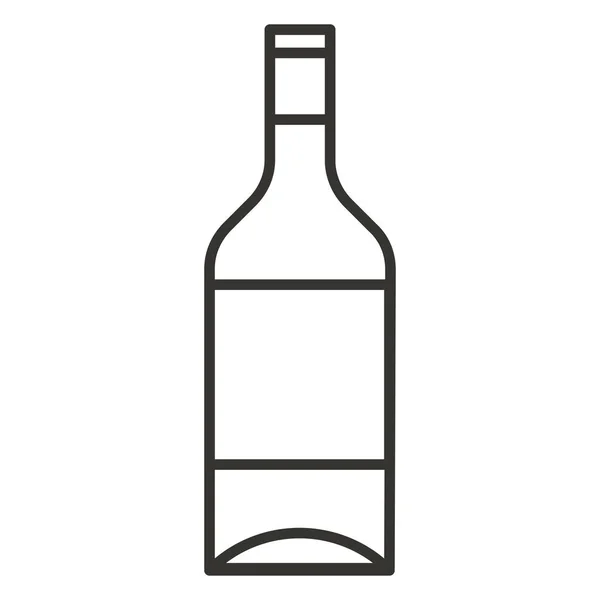 Bebidas Alcohólicas Icono Bebida Estilo Del Esquema — Archivo Imágenes Vectoriales