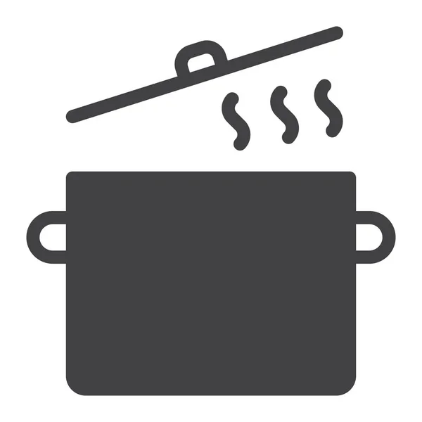 Matlagning Pan Kastrull Ikon — Stock vektor