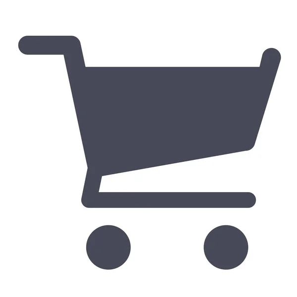 Buy Cart Shopping Icon Solid Style — Stock Vector