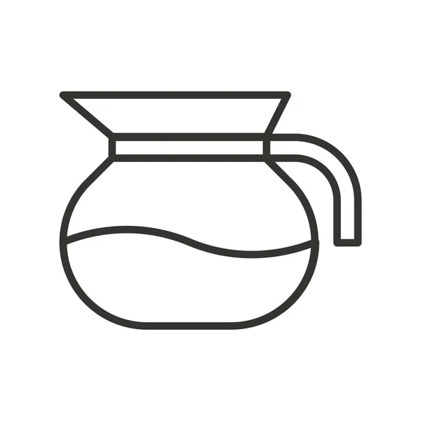 Ewer Jug Kitchen Icon Outline Style — Stock Vector