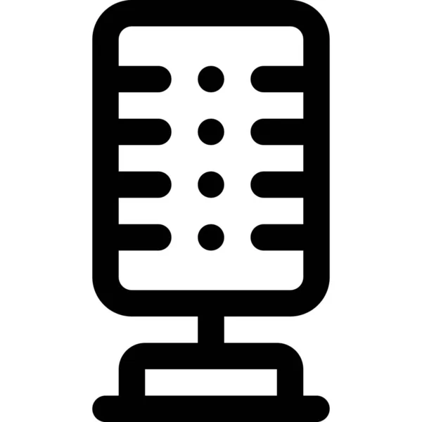 Microphone Speaker Music Icon — Stock Vector