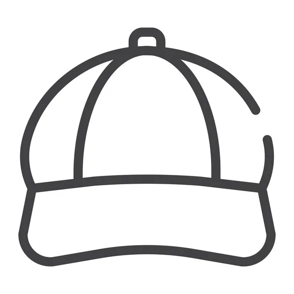 Baseball Cap Hat Icon — Stock Vector