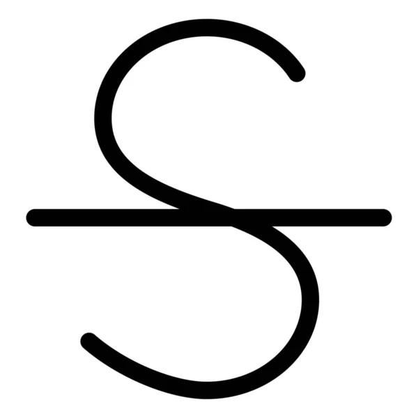 Durchsichtiges Stil Dokument Symbol Outline Stil — Stockvektor