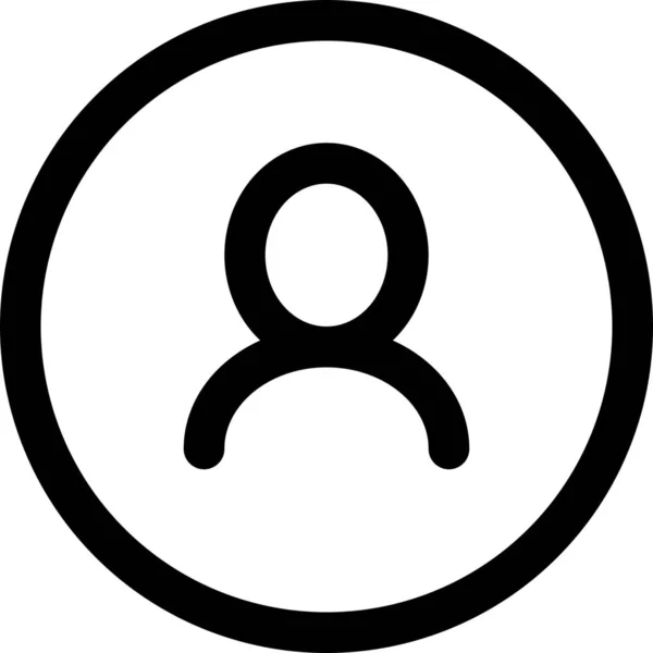 Benutzeroberfläche Account Symbol — Stockvektor