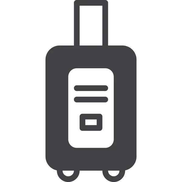 Gepäckkoffer Ikone — Stockvektor