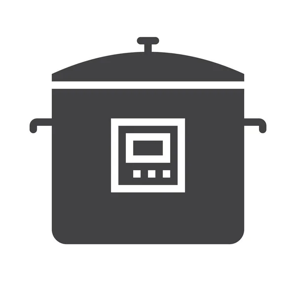 Cocina Cocina Icono Eléctrico Categoría Alimentos Bebidas — Vector de stock