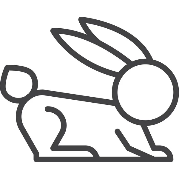 Animal Hare Pet Icon — Stock Vector