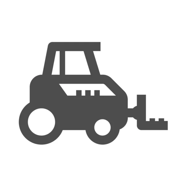 Construction Engine Industry Icon Solid Style — Stock Vector