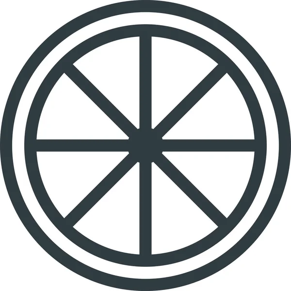 Значок Компонента Велосипеда Стиле Outline — стоковый вектор