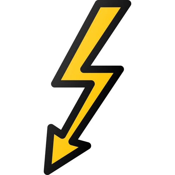 Blitz Symbol Symbol Symbol — Stockvektor