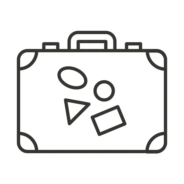 Bag Business Case Icon Outline Style — 스톡 벡터