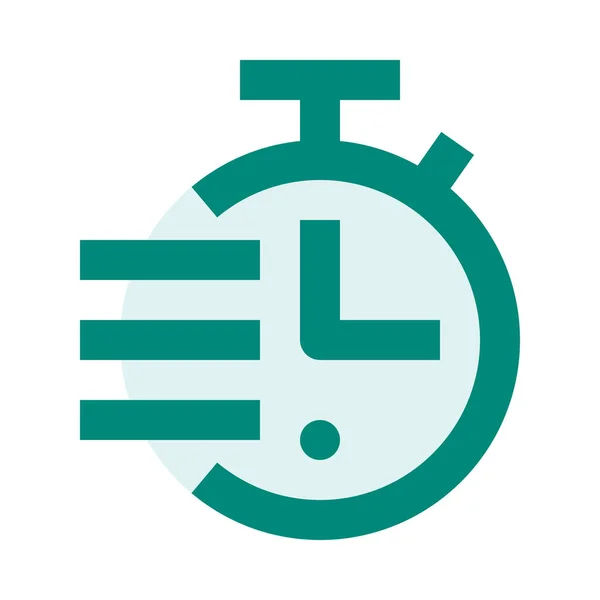 Orologio Nota Eseguire Icona Nella Categoria Segni Simboli — Vettoriale Stock