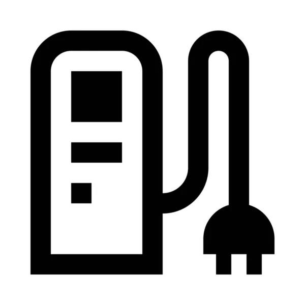 Opladen Elektrisch Pictogram — Stockvector