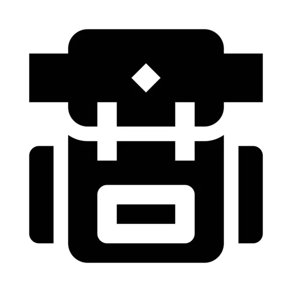 Іконка Кемпінгу Туризму Рюкзака — стоковий вектор