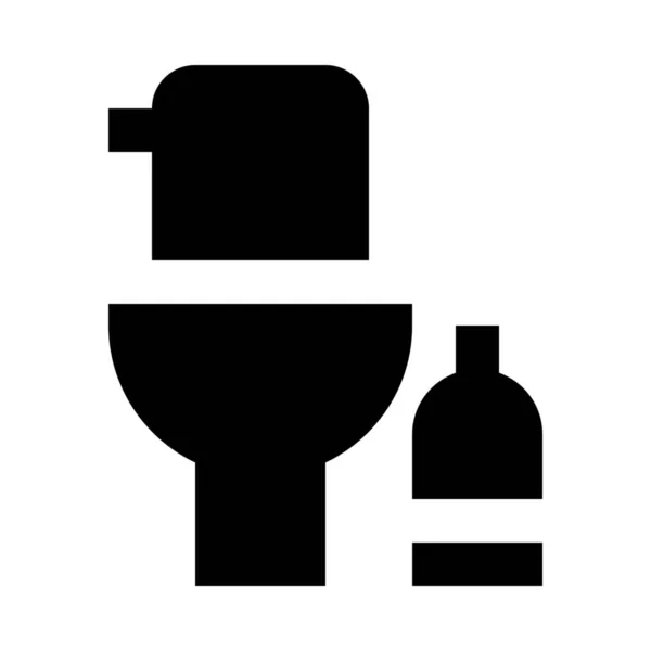 Tuvalet Kağıdı Tuvalet Ikonu — Stok Vektör