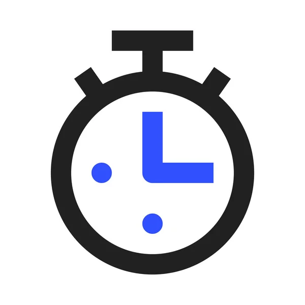Reloj Ejecutar Icono Programación Categoría Signos Símbolos — Vector de stock