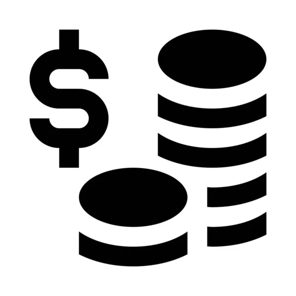 Ikona Měny Hotovosti — Stockový vektor