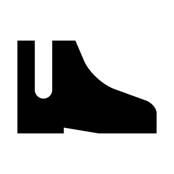 Boot Footwear Man Icon — Stock Vector