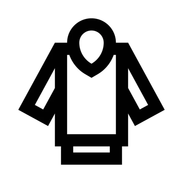 Іконка Моди Одягу Стилі Контур — стоковий вектор