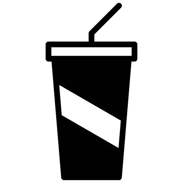 Băutură Băuturi Reci Băutură Icon — Vector de stoc