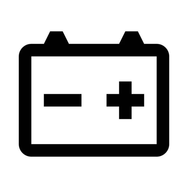 Acculader Batterij Oplaadpictogram — Stockvector