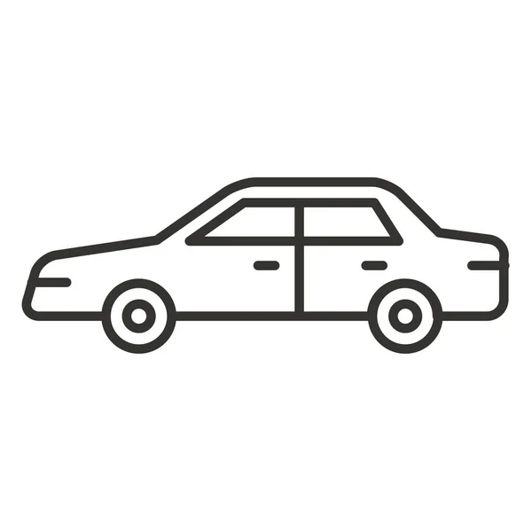 Automobile Bodies Body Icon Outline Style — Stock Vector