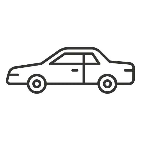 Auto Bodies Body Icon Outline Style — Stock Vector