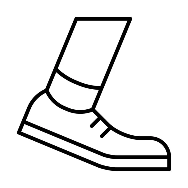 Fashion Footwear Leg Icon Outline Style — Stock Vector