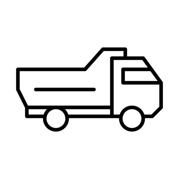 Значок Саморобки Доставки Вантажів Стилі Контур — стоковий вектор