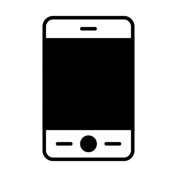 Dispositivo Iphone Icono Móvil Estilo Esquema — Vector de stock