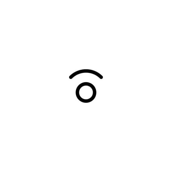 Signal Symbol Für Das Internet Netzwerk Umrissen — Stockvektor